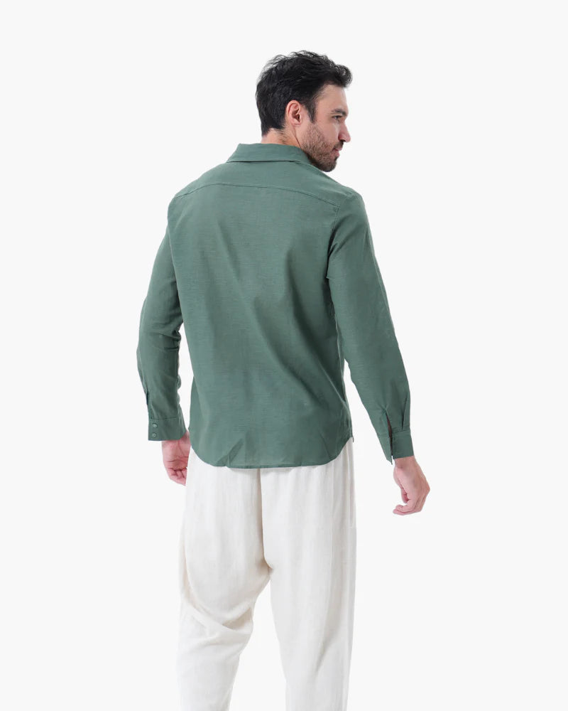 Timeless Elegance: Old Money Linen Longsleeve Combo