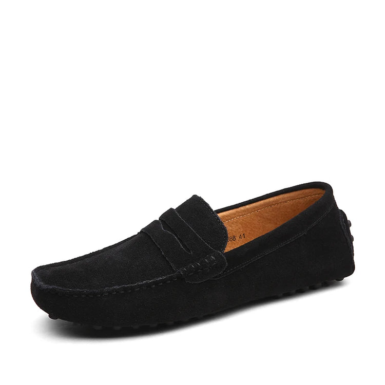 Premium Leather Loafers for Men - Stylish Casual Slip-On Moccasins & Driving Shoes (Sizes 38-49)