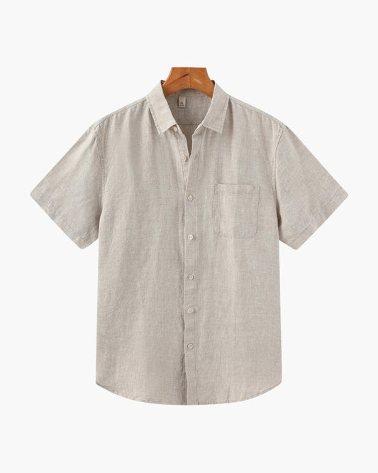 Stylish Cape Town Short Sleeve Linen Shirt for Effortless Summer Chic