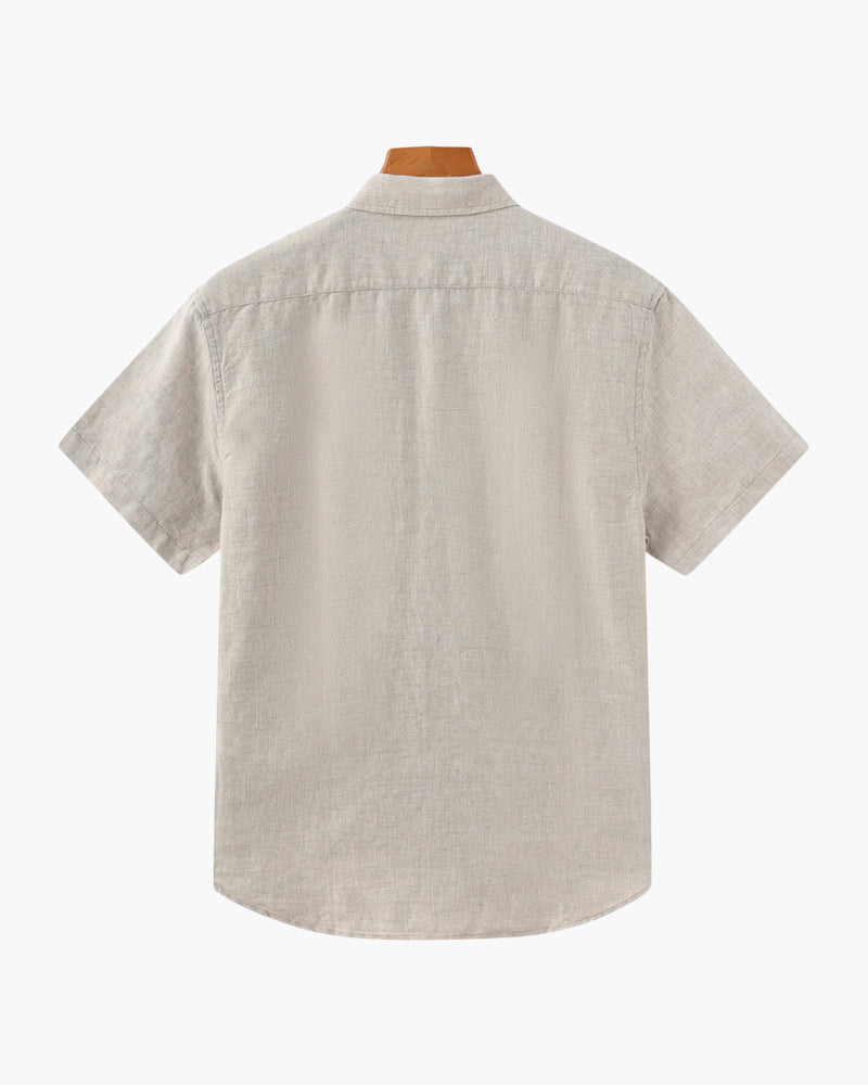 Stylish Cape Town Short Sleeve Linen Shirt for Effortless Summer Chic