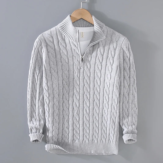 'S Brand Long Sleeve Casual Thickening Warm Sweaters Men Fashion Twist Style Italy Sweater for Men Maglione Chandail