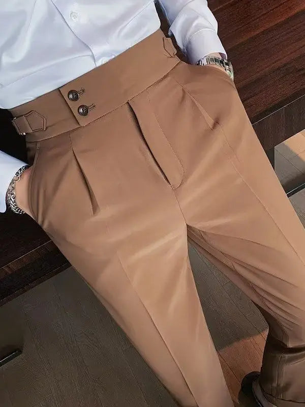 Premium Slim Fit Business Suit Pants for Men