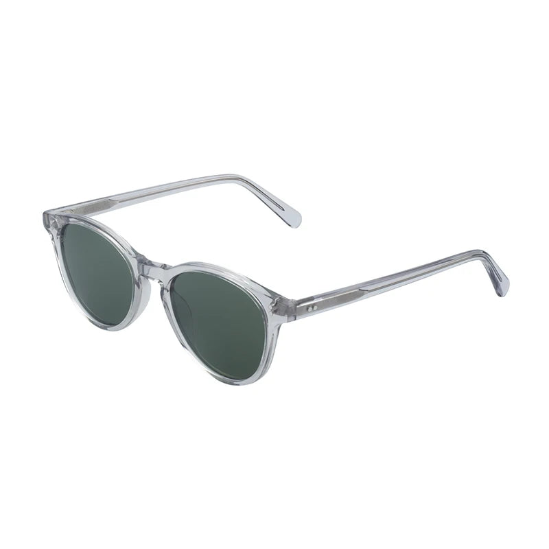 Personalized Vintage Polarized Sunglasses with Acetate Frame - Custom Logo Design