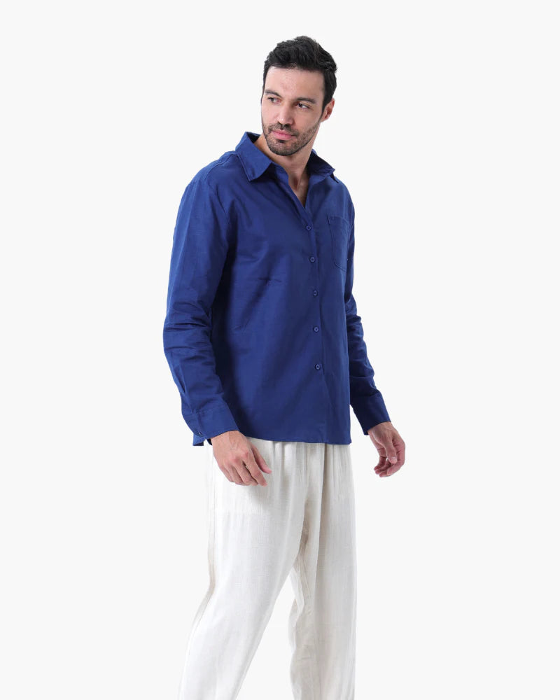 Timeless Elegance: Old Money Linen Longsleeve Combo